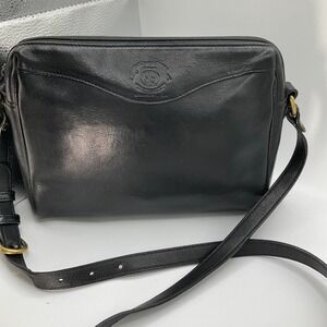 The Original Ghurka Number 164 Marley Hodgson Black Leather 11" Crossbody Bag